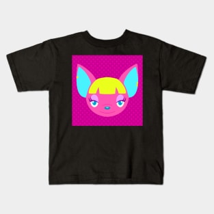 Fuchsia ACNH w/ Background Kids T-Shirt